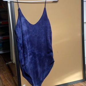 midnight blue body suit